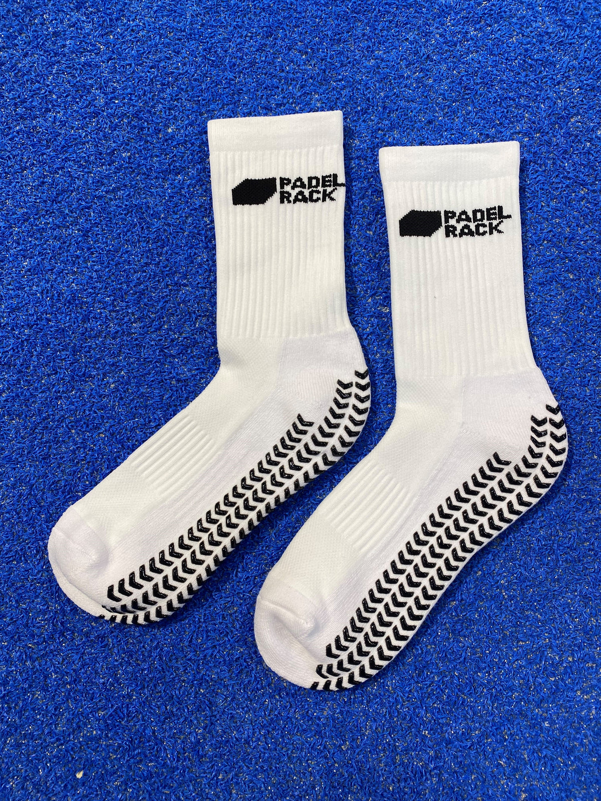 Padelrack Grip Socks - White - 3 Pack